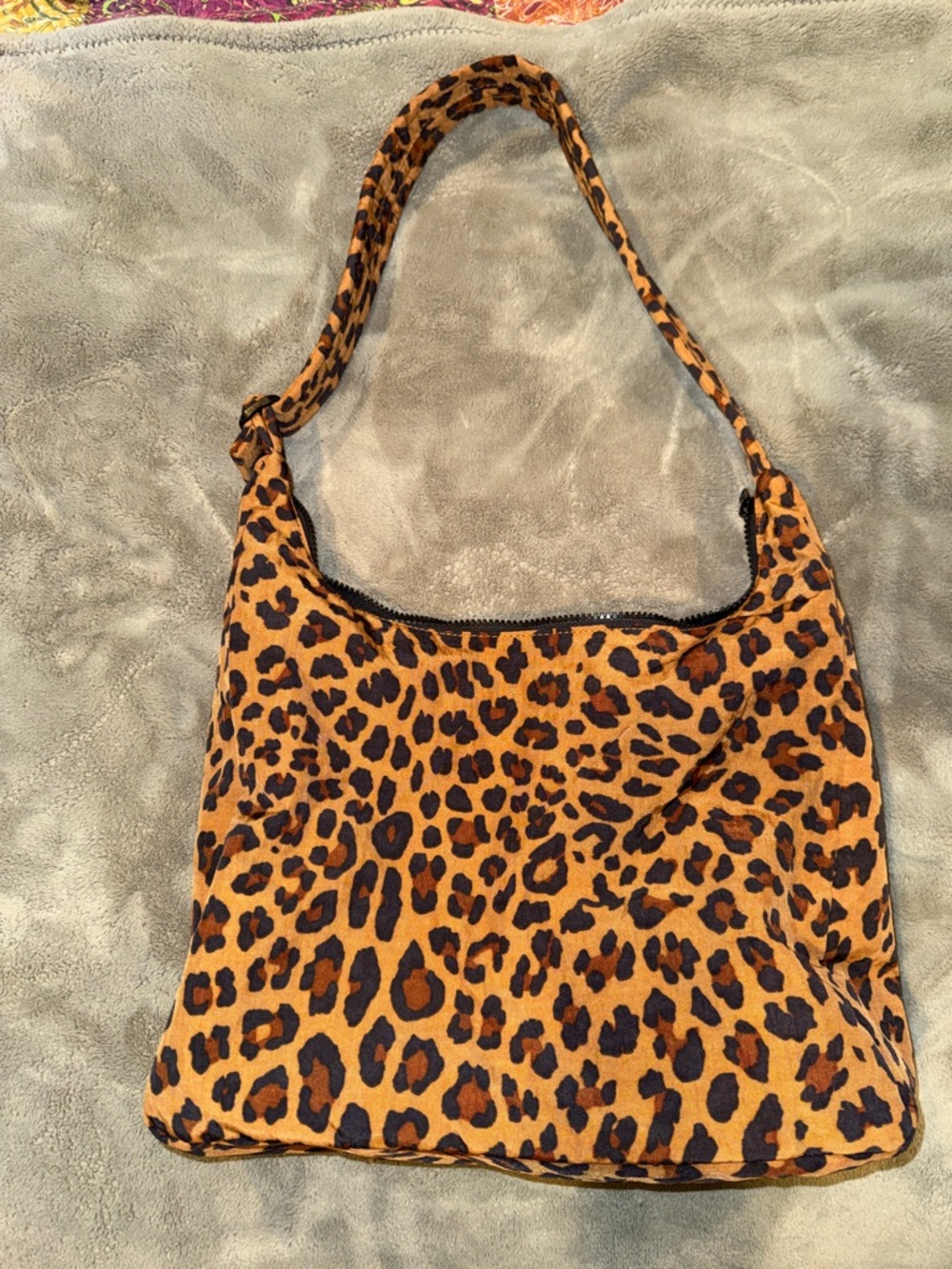 Baggu Leopard Print Shoulder Bag